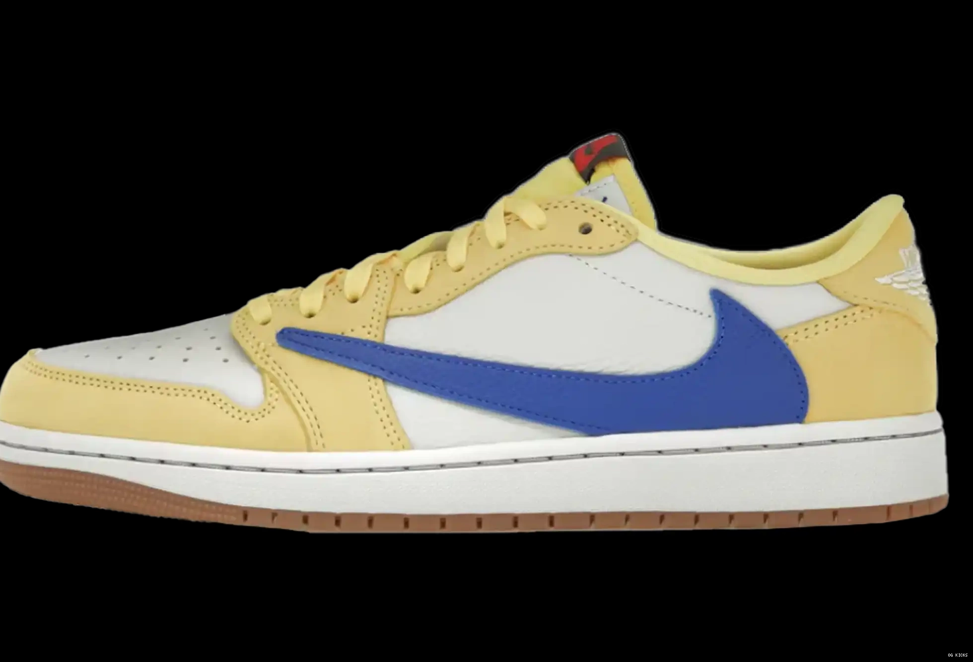 Retro Travis Jordan 1 Low Canary OG SP Scott W 0525